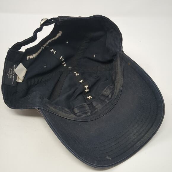 Under Armour Golf Slideback Baseball Cap Blue One Size Adjustable Embroidered - Picture 7 of 9